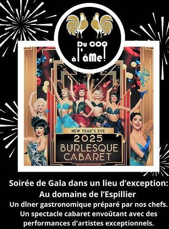 Réveillon De la St. Sylvestre au Coq à L’Ame !!!